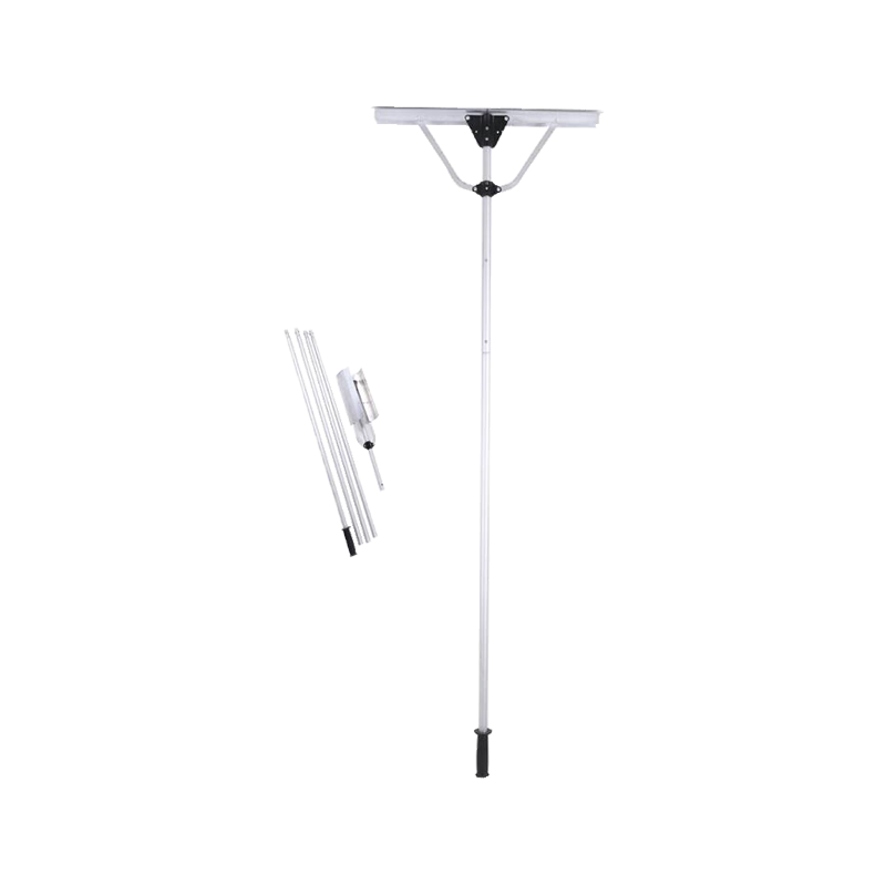 Изогнутый складной скребок для снега Грабли для крыши без колес